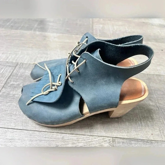 BRYR Sofie peep toe in battleship grey Shoes Size 8 - Picture 3 of 7